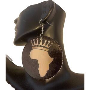 Crown Over Africa Earrings
